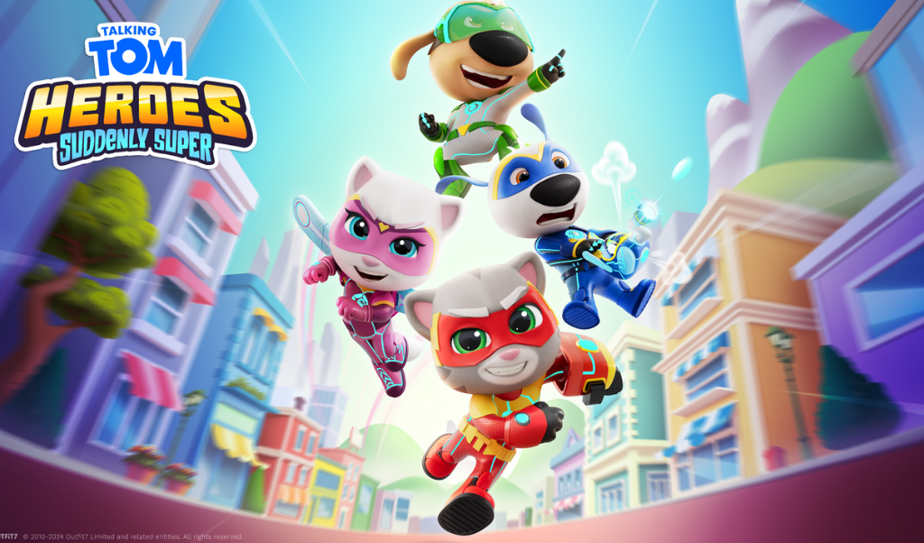 Talking Tom Heroes: Los superpoderosos llega a España este octubre con aventuras de superhéroes dentro y fuera de la pantalla